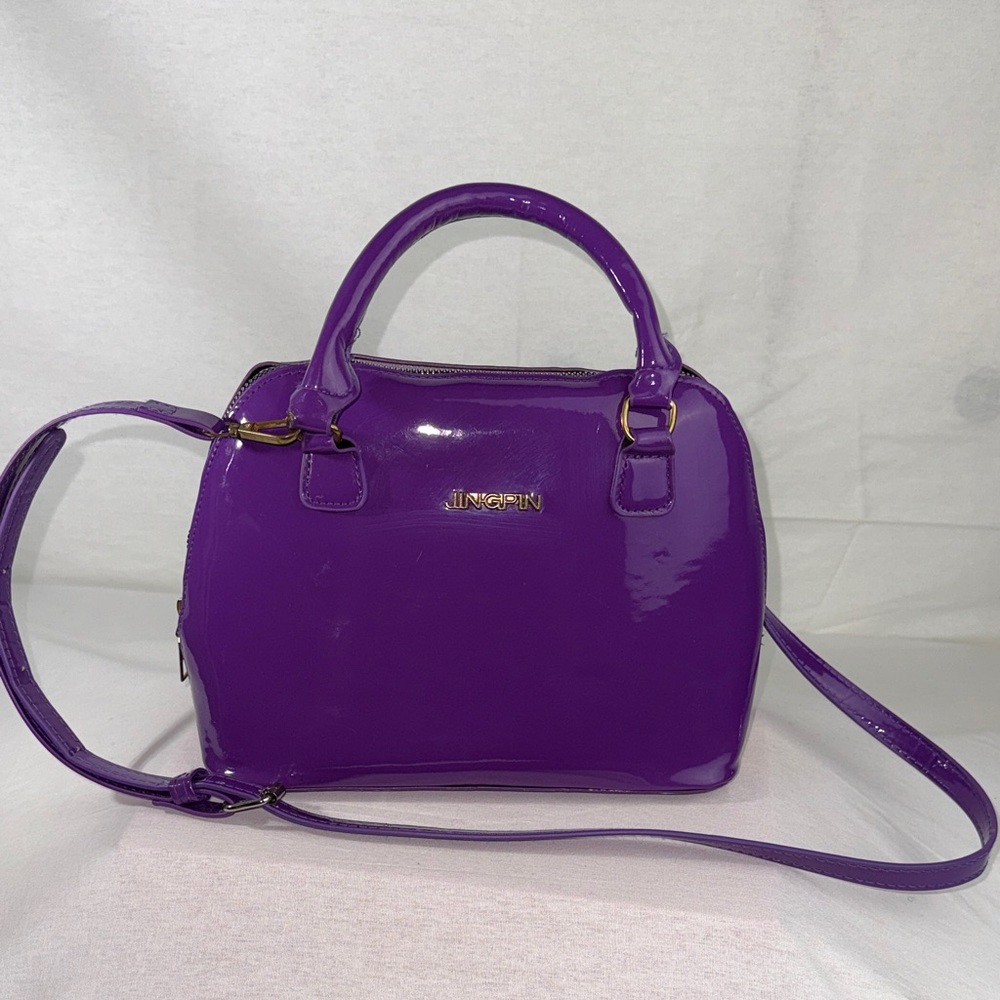 Elegant Purple Satchel by Jingpin Brand